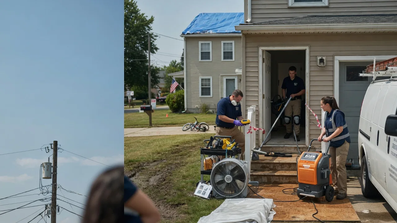 Water Damage Repair in Belle Center, OH near me